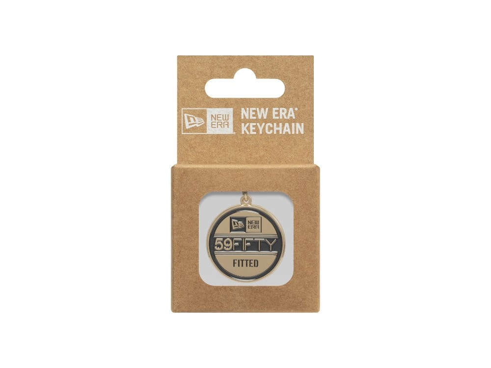 New Era 59Fifty Sticker Gold Keychain