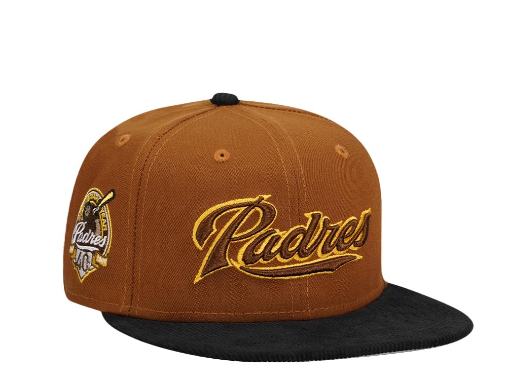 New Era San Diego Padres 40th Anniversary Cord Brim Two Tone Edition 59Fifty Fitted Hat