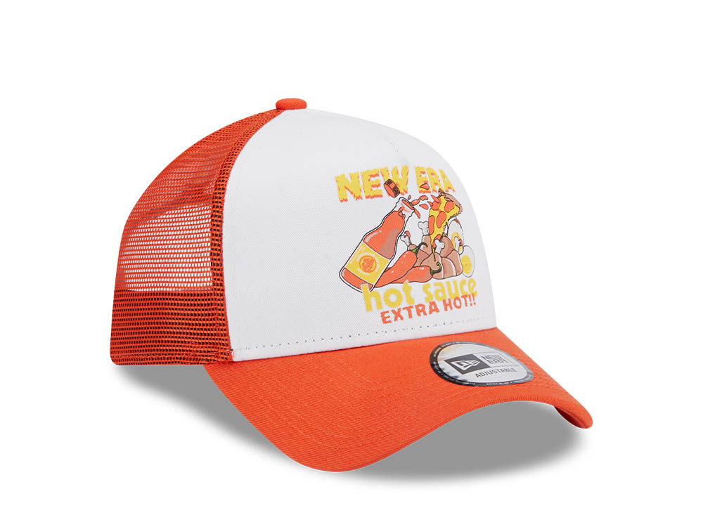 New Era Soy Hot Sauce  9Forty A Frame Trucker Snapback Hat