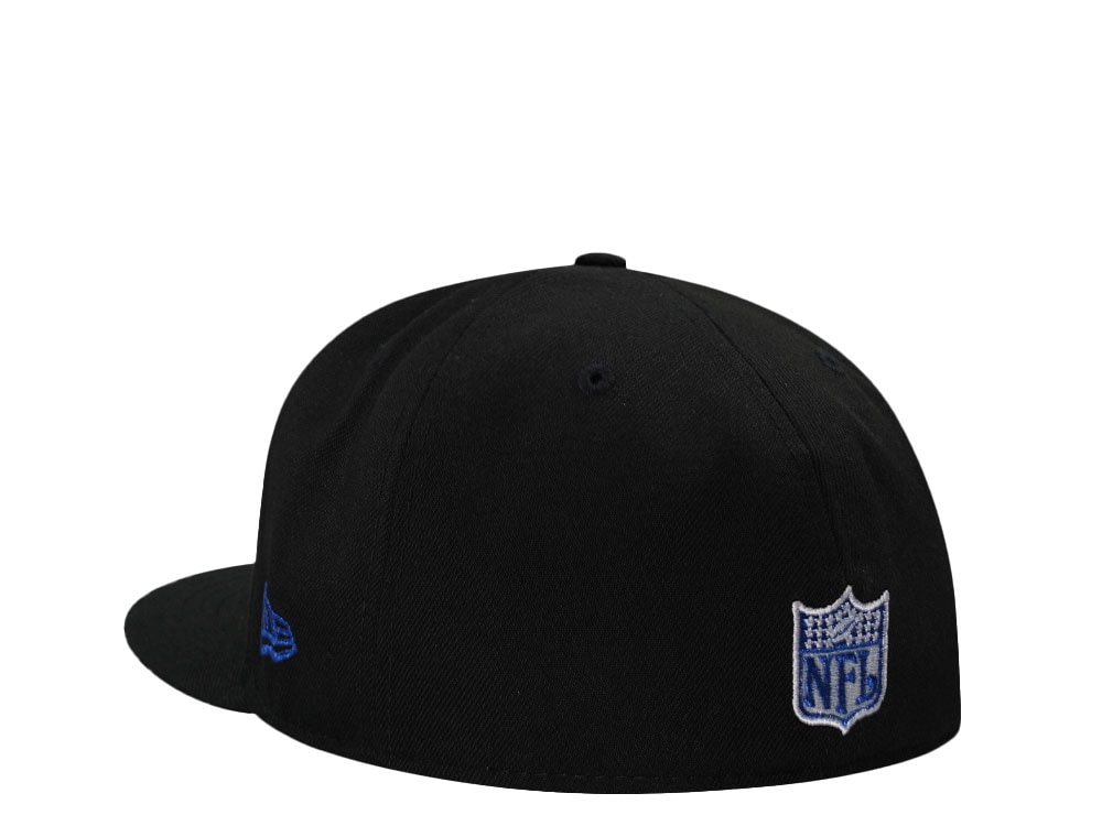 New Era New York Giants 25th Anniversary Super Bowl XXV Black Metallic Edition 59Fifty Fitted Hat