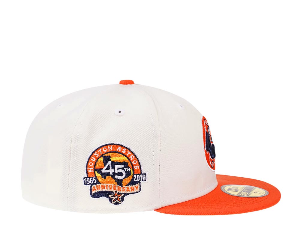 New Era Houston Astros 45th Anniversary Cream Two Tone Edition 59Fifty Fitted Hat