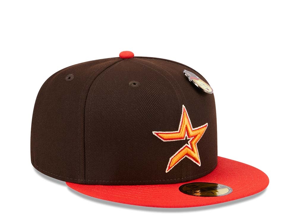 New Era Houston Astros The Elements Brown Two Tone Edition 59Fifty Fitted Hat