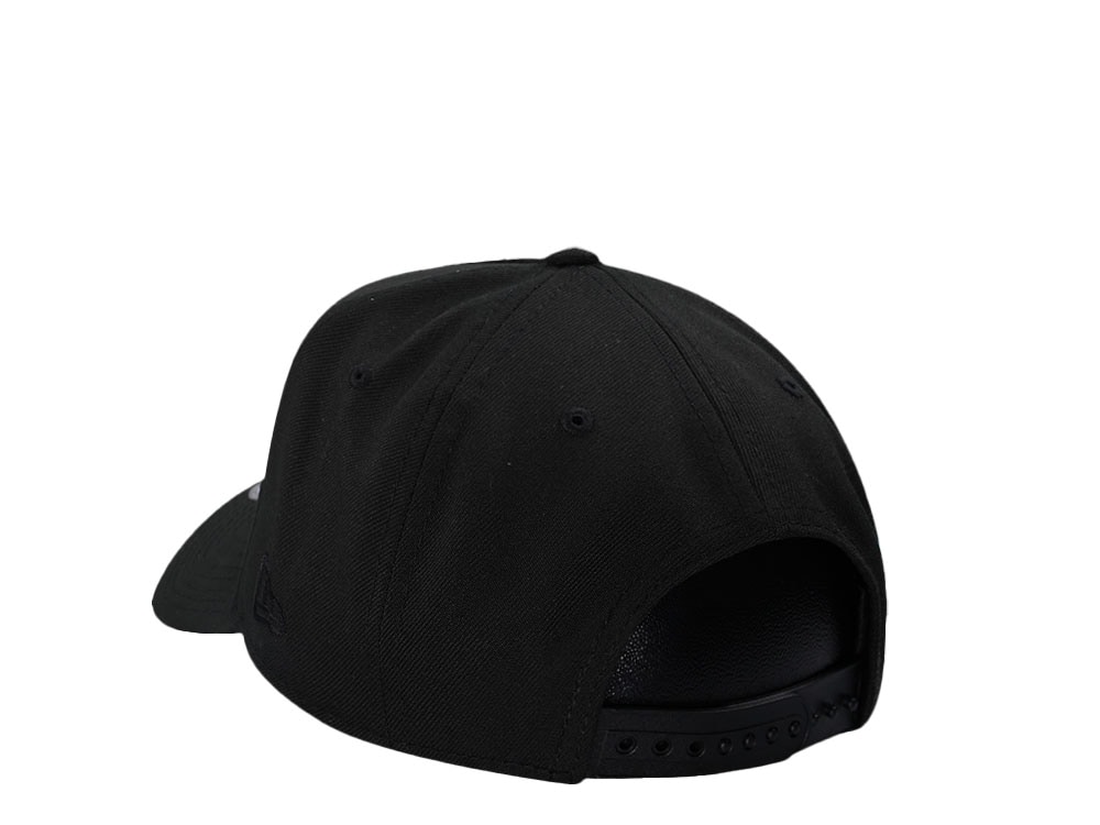 New Era New Era Toronto Blue Jays 30th Anniversary Black Blue 9Forty A Frame Snapback Hat