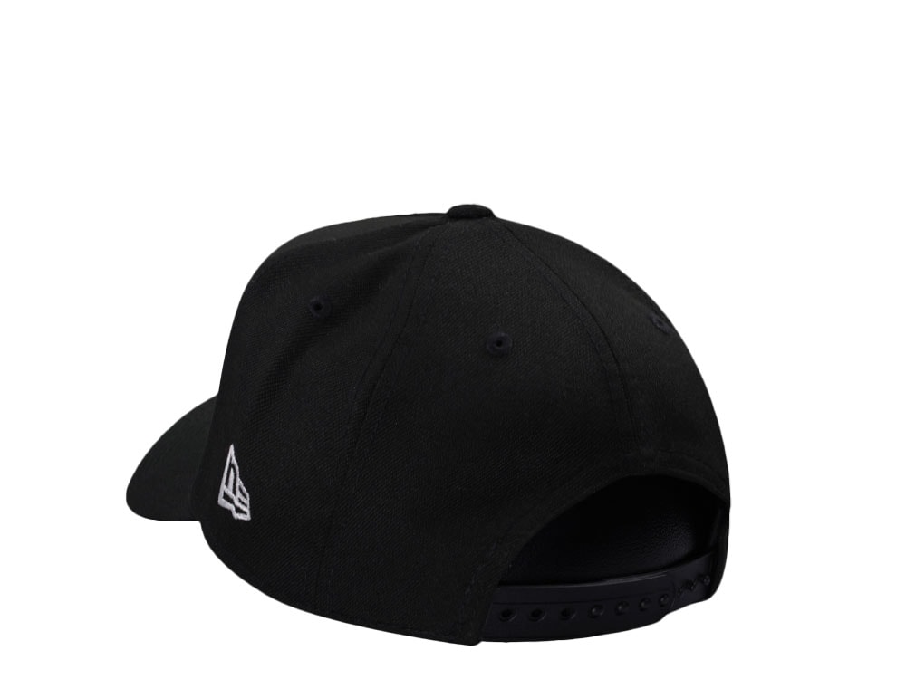 New Era Philadelphia 76ers Black Prime Edition 9Forty A Frame Snapback Hat